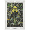 Carta “3 de Espadas” del Tarot Thoth de Aleister Crowley