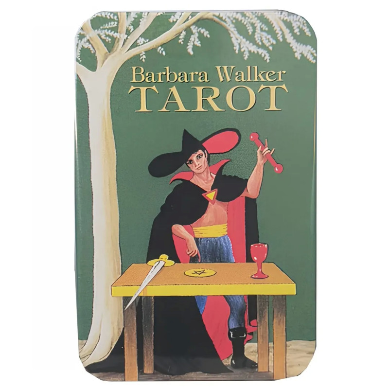 Original - Tarot Barbara walker - caja laton