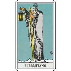 Carta El Ermitaño – Tarot Rider Waite original – Arcano Mayor en español
