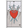 Carta 3 de Espadas – Tarot Rider Waite original – Arcano Menor en español