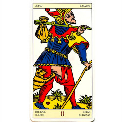 Carta de El Loco del Tarot de Marsella 1751
