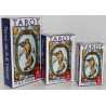 Comparación de tamaños del Tarot Rider Waite: versión Grande, Pocket y MINI.
