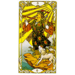 Golden Art Noveau Tarot - Original Lo Scarabeo