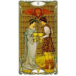 Golden Art Noveau Tarot - Original Lo Scarabeo