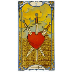 Golden Art Noveau Tarot - Original Lo Scarabeo