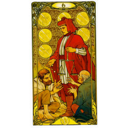 Golden Art Noveau Tarot - Original Lo Scarabeo