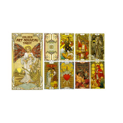 Golden Art Noveau Tarot - Original Lo Scarabeo
