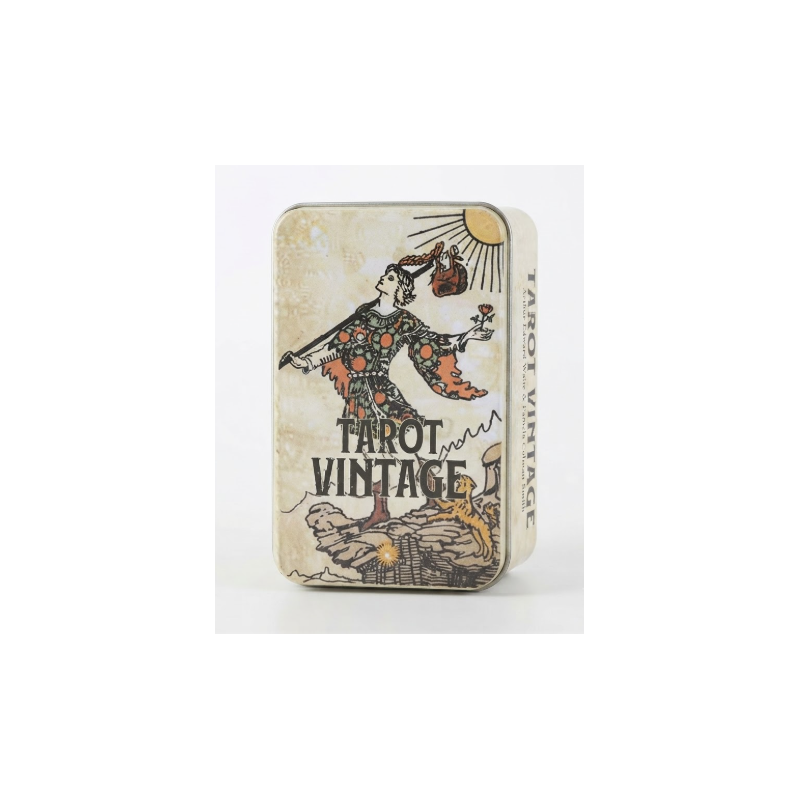 Tarot Rider Vintage Caja metalica