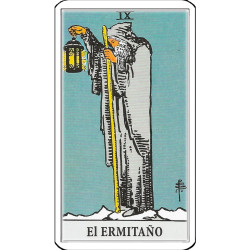 Carta El Ermitaño – Tarot Rider Waite original – Arcano Mayor en español