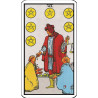 Carta 6 de Oros – Tarot Rider Waite original – Arcano Menor en españo