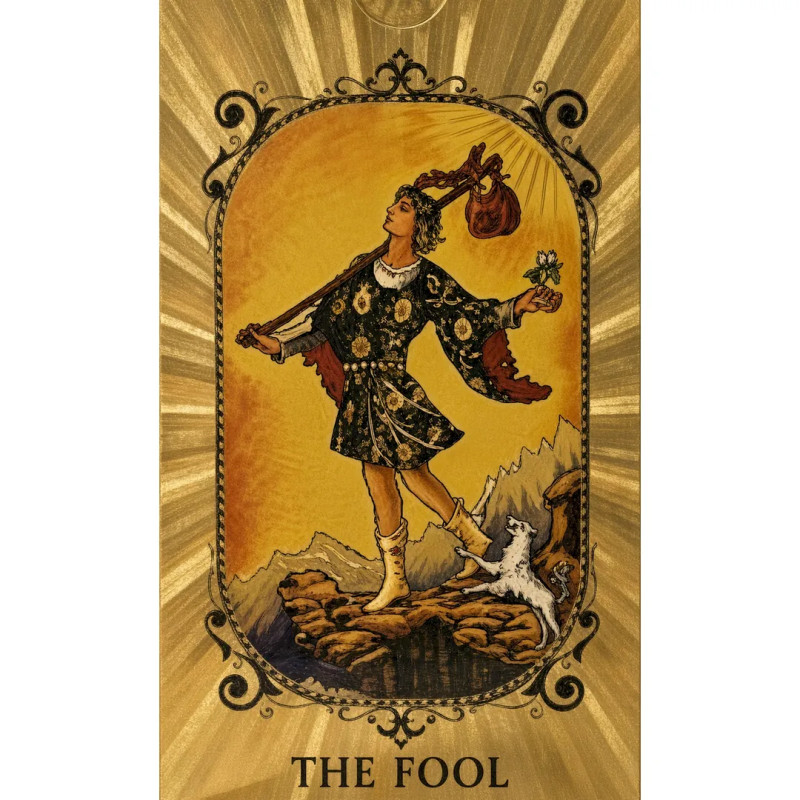 Tarot Rider Dorado - Español - Ingles