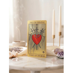 Tarot Rider Dorado - Español - Ingles
