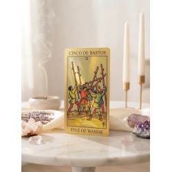 Tarot Rider Dorado - Español - Ingles