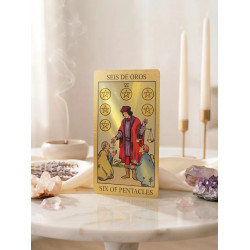 Tarot Rider Dorado - Español - Ingles