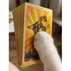 Tarot Rider Dorado - Español - Ingles